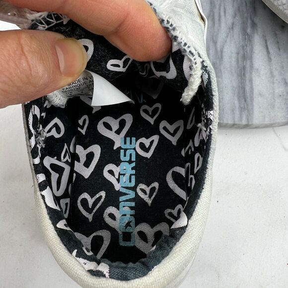 Converse Shoes Womens 6 White Canvas CTAS Madison Ox Skateboarding Sneakers - Picture 10 of 14